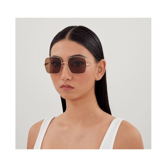 NEW GUCCI SUNGLASSES GUCCI GG1434S 004 GOLD EYEWEAR main image 3